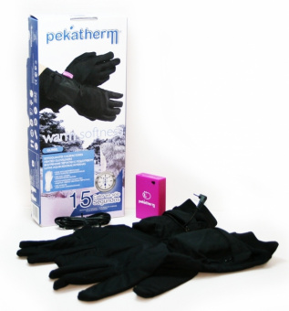 Перчатки с подогревом Pekatherm GU900L черный